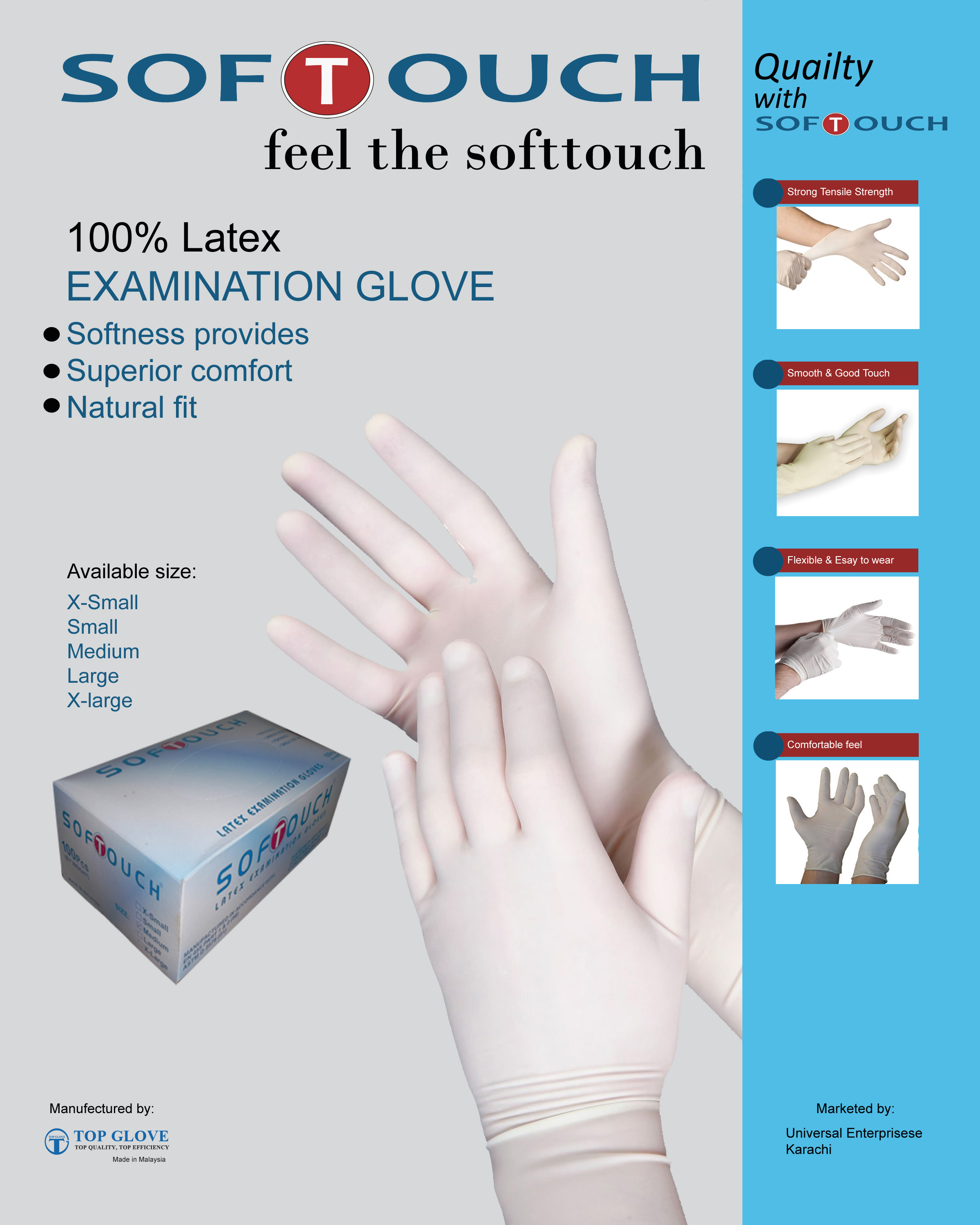 soft touch latex gloves